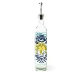 Oliera con versatore, limoni, vetro