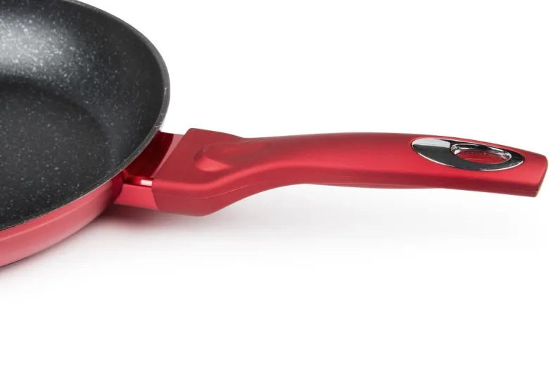 Padella antiaderente, rosso, 28 cm