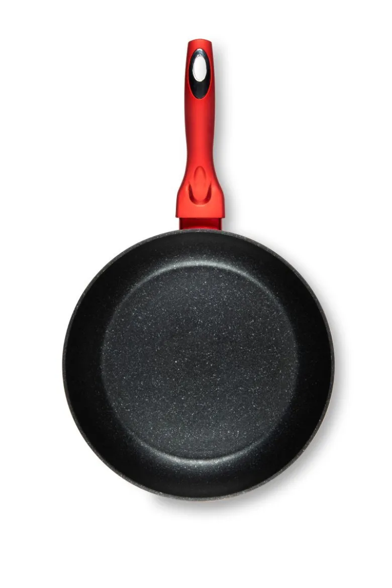 Padella antiaderente, rosso, 28 cm