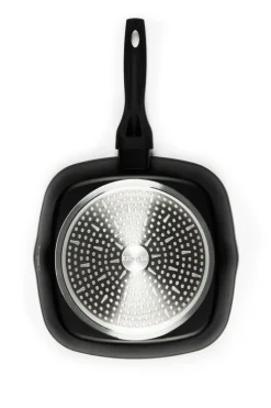 Padella grill, ghiera termocromica, 28x28 cm