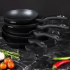 Padella per crêpe e salvapadella, ghiera termocromica, 25 cm