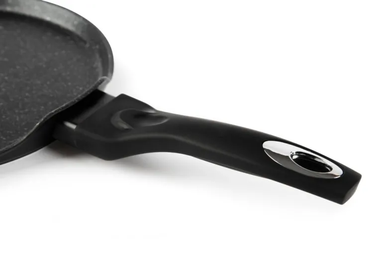 Padella per crêpe e salvapadella, ghiera termocromica, 25 cm