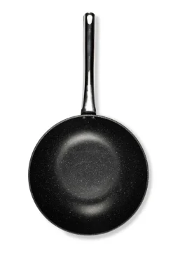 Padella wok antiaderente, alluminio forgiato, 28 cm