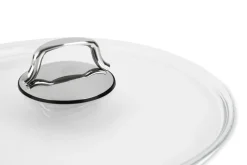 Padella wok antiaderente, alluminio forgiato, 28 cm