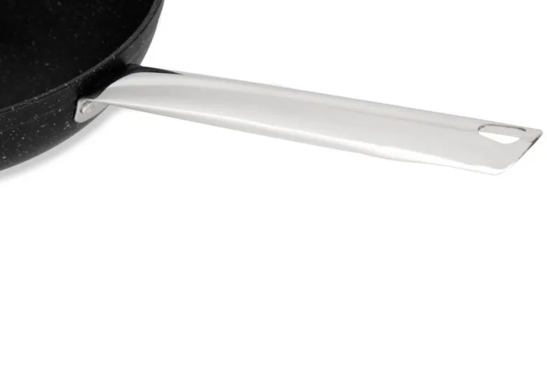 Padella wok antiaderente, alluminio forgiato, 28 cm
