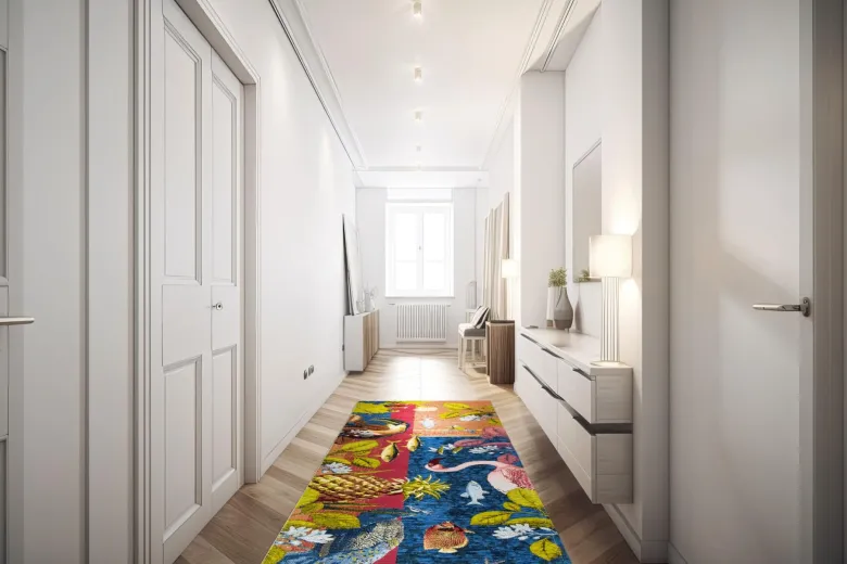 Passatoia da cucina, animali e fauna, 55x180 cm