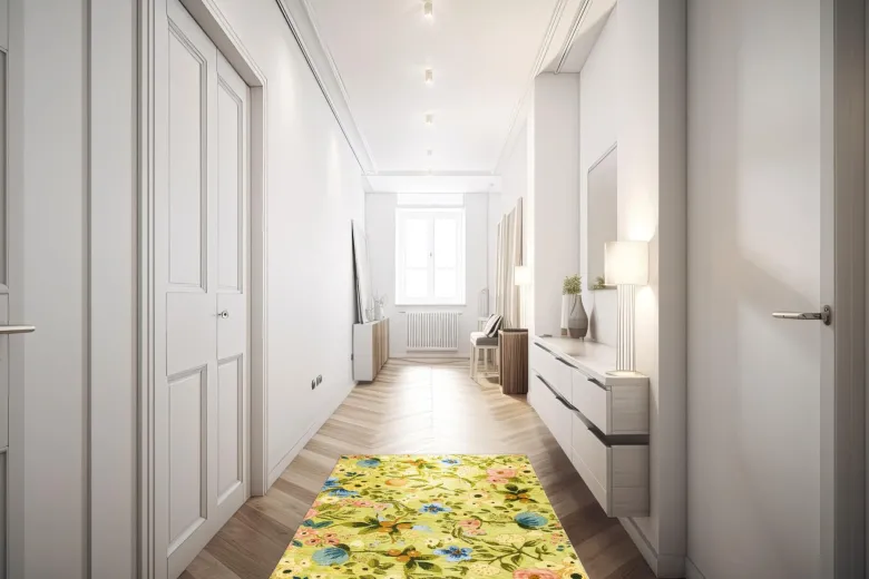 Passatoia da cucina, floreale, 55x110 cm
