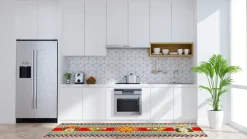 Passatoia da cucina, stile siciliano, 55x180 cm