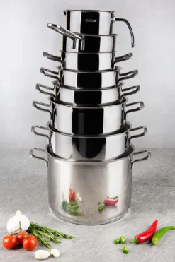 Pentola, acciaio inox 18/10, 20 cm