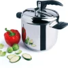Pentola a pressione, acciaio inox 18/10, 7 litri