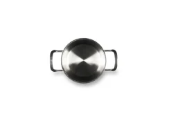 Pentola con coperchio, acciaio inox, 14 cm