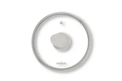 Pentola con coperchio, antiaderente, con manici, 20 cm