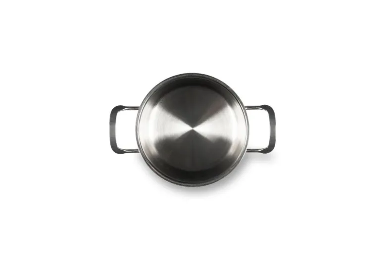 Pentola con coperchio in vetro, acciaio inox 18/10, 16 cm