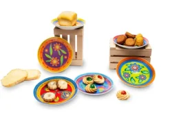Piattini aperitivo, 6 pezzi, multicolori