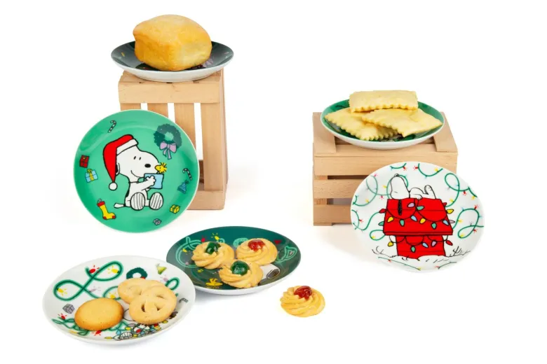 Piattini aperitivo, 6 pezzi, peanuts shiny & bright
