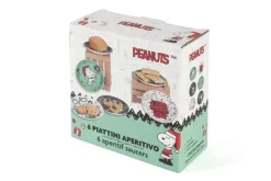 Piattini aperitivo, 6 pezzi, peanuts shiny & bright