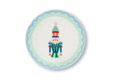 Piattini dessert, 6 pezzi, stile natalizio