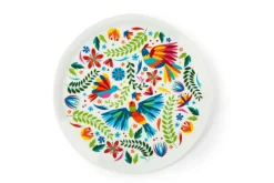 Piatti pizza, 6 pezzi, porcellana, stile messicano, 31 cm