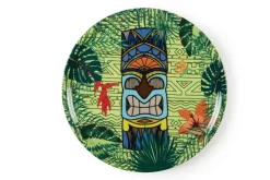 Piatti pizza, 6 pezzi, stile tiki, 31 cm