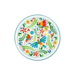 Piatto pizza, 1 pezzo, porcellana, stile messicano, 31 cm