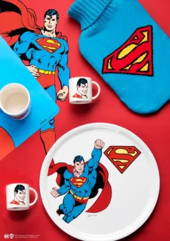 Piatto pizza, 1 pezzo, porcellana, superman, 31 cm