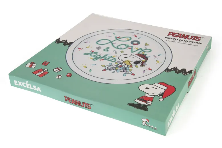 Piatto pizza, 1 pezzo, porcellana, peanuts shiny & bright