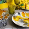 Piatto vassoio, limone, giallo, 26x16 cm, ceramica