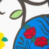 Poltrona, stile calavera, multicolore