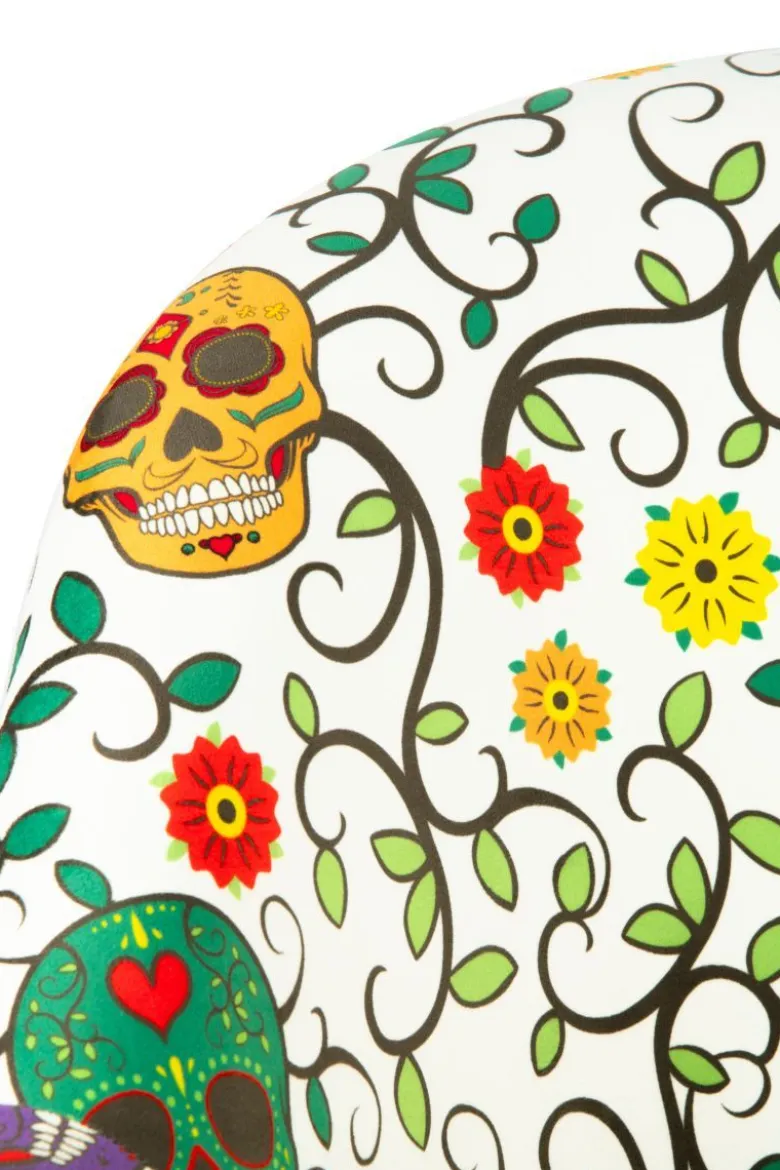 Poltrona, stile calavera, multicolore
