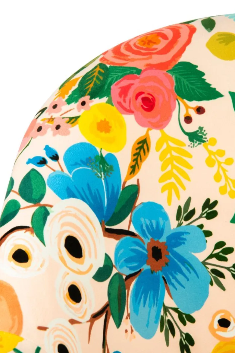 Poltrona, stile floreale, multicolore