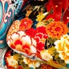 Poltrona, stile giapponese, multicolore
