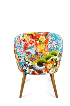 Poltrona, stile giapponese, multicolore