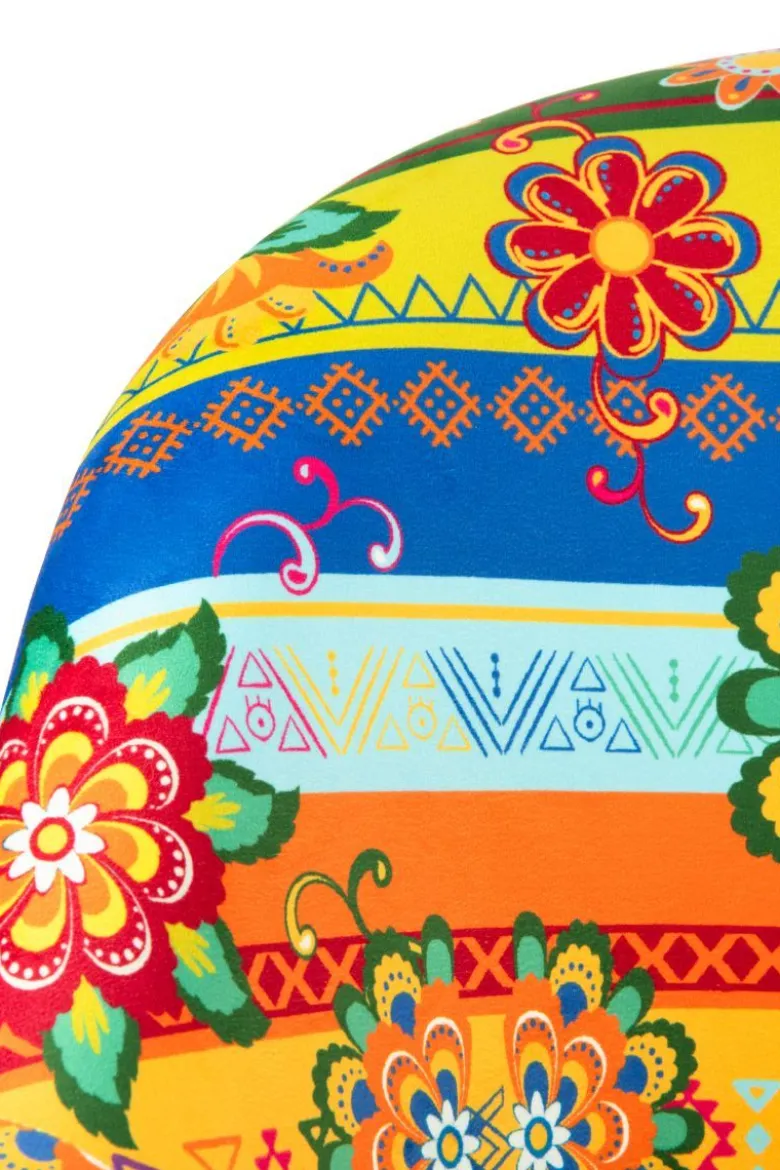 Poltrona, stile gipsy, multicolore