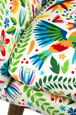 Poltrona, stile messicano, multicolore