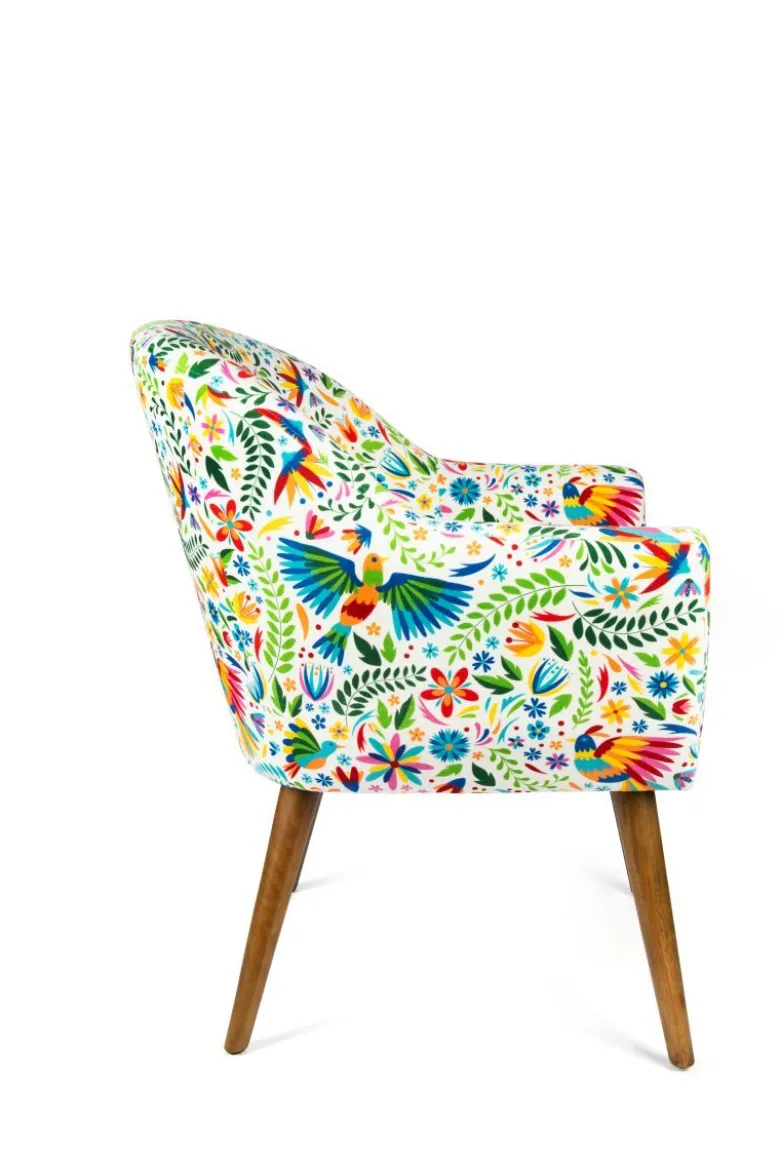 Poltrona, stile messicano, multicolore