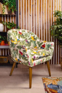 Poltrona, stile naturale, multicolore