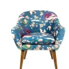 Poltrona, stile orientale, multicolore