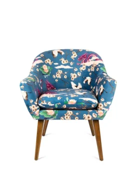 Poltrona, stile orientale, multicolore