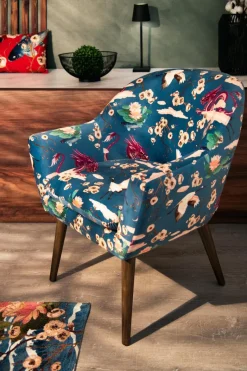 Poltrona, stile orientale, multicolore