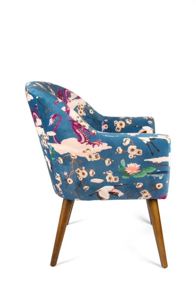 Poltrona, stile orientale, multicolore