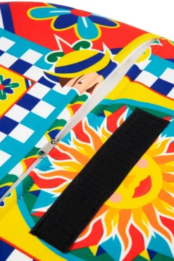 Poltrona, stile siciliano, multicolore