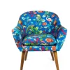 Poltrona, stile tropicale, multicolore