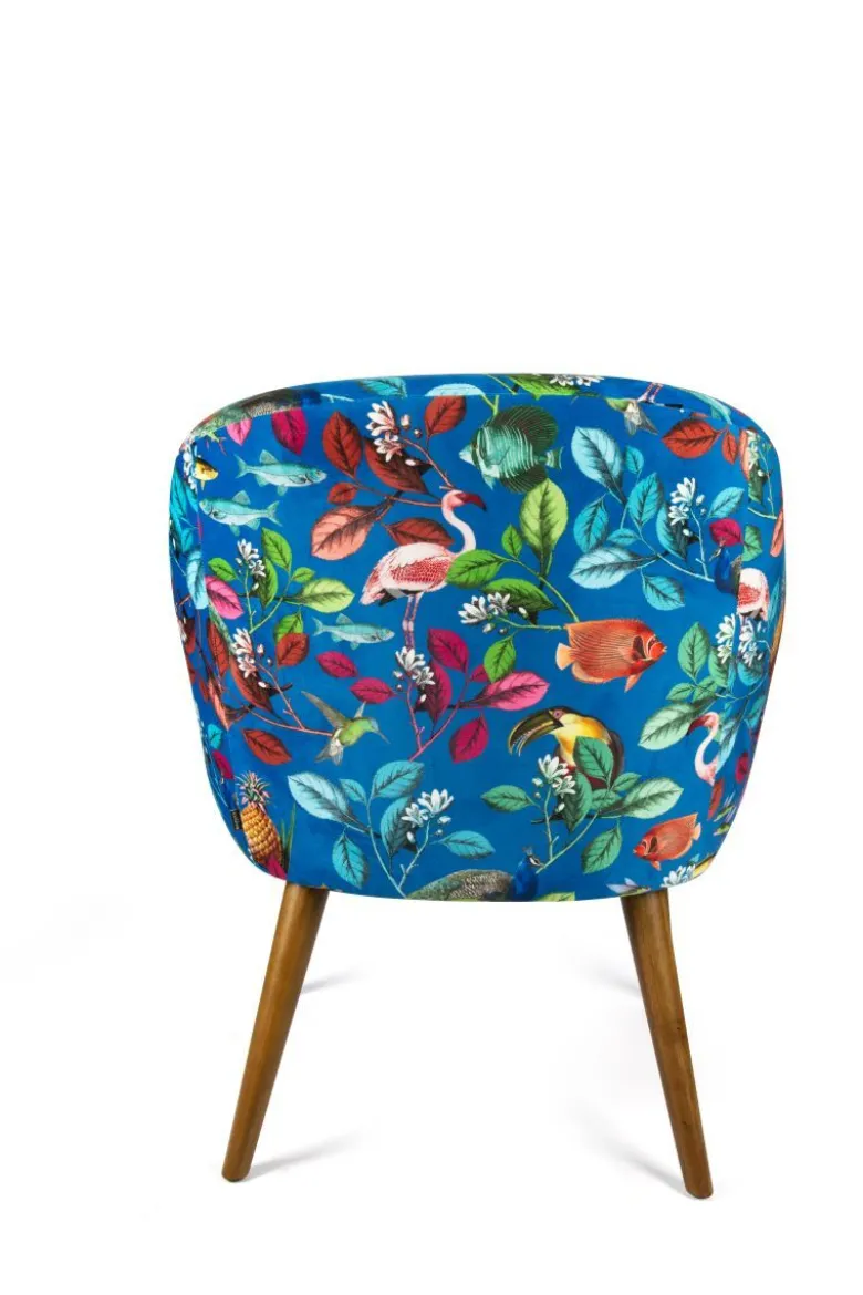 Poltrona, stile tropicale, multicolore