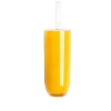 Porta scopino wc, plastica resistente, giallo