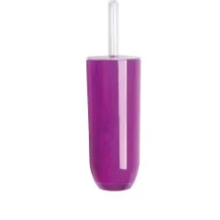 Porta scopino wc, plastica resistente, lilla