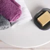 Portaspazzolino e portasaponetta, grigio