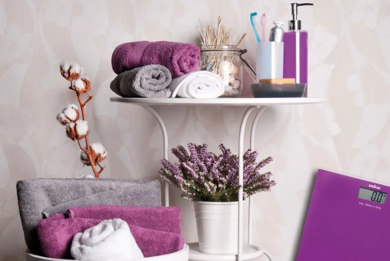 Portaspazzolino e portasaponetta, beige
