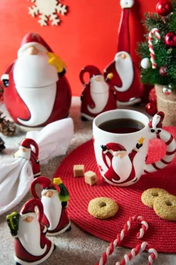 Portatovaglioli, 6 pezzi, babbo natale