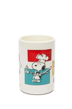 Portautensili, cilindrico, peanuts, ceramica
