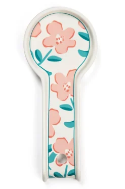 Posamestolo, fantasia floreale, ceramica